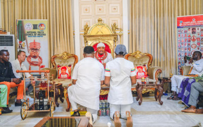 We Visited His Royal Majesty, Richard Oghenevwogaga Ebelle, King of Agbarha-Otor in Delta State