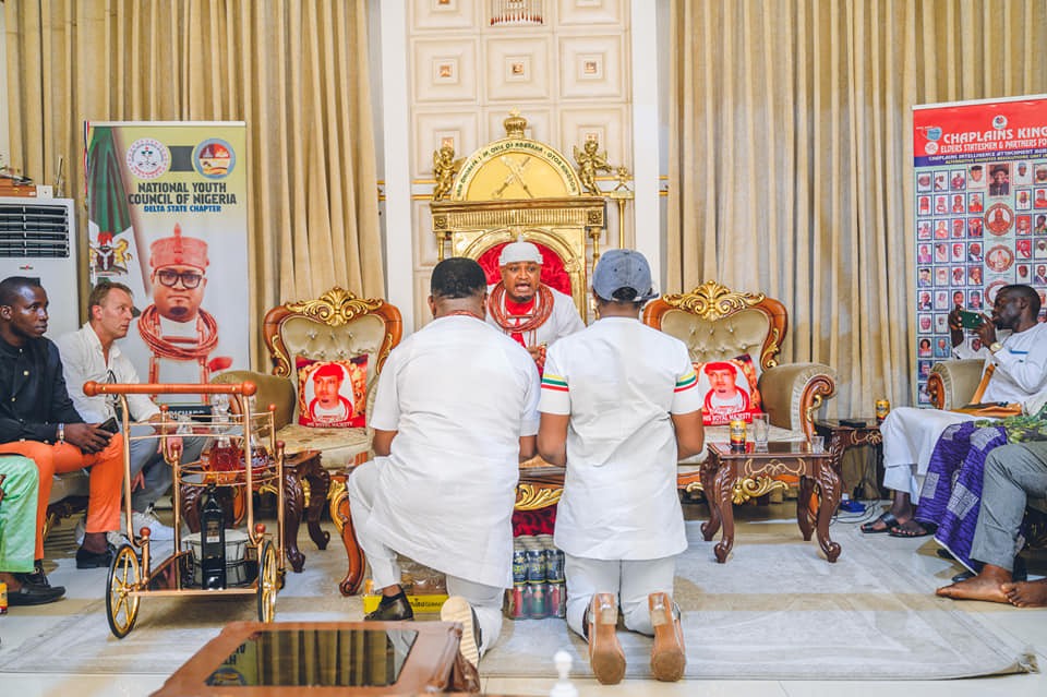 We Visited His Royal Majesty, Richard Oghenevwogaga Ebelle, King of Agbarha-Otor in Delta State