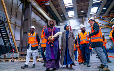 His Royal Majesty Ogiame Atuwatse III explore areas of strategic Marine engagement between the Kingdom and The Netherlands